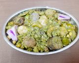 A picture of step 12 of Surti Undhiyu.
