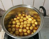 Foto langkah ke 3 dari resep Bubur sumsum candil mgl (manis, gurih, lembut) W#51.