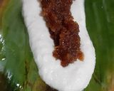 A picture of step 6 of Haldi Patra Pitha/Enduri Pitha(made with turmeric leaves).
