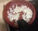 Foto del paso 4 de la receta Espaguetis a la carbonara con berenjena