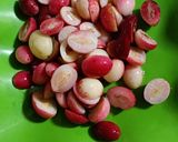 A picture of step 1 of Karonda Chilli Sweet an Sour sabji.
