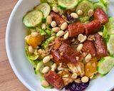 Hình bước làm 4 của món 🌱 Salad Dầu Dấm Xúc Xích Chay
