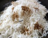 A picture of step 4 of Hariyali Pulao !!.