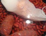 Foto del paso 3 de la receta: Habichuelas rojas con chorizo y salteado de repollo(col)