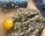 A picture of step 1 of Chicken burger.