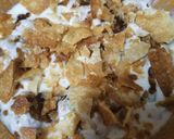 A picture of step 3 of Papri Chaat.