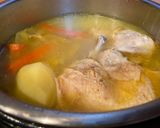 A picture of step 4 of Chicken Broth in Instant Pot.