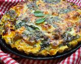 Une image de l'étape 10 de QUICHE 🪺🍃SANS PÂTE 🌶️🧅AUX POIREAUX🫑🧅🧄.