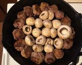 A picture of step 4 of California Farm Venison with Foraged Crab Apples and Mushrooms.