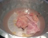 A picture of step 1 of Chicken Soup.