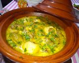 A picture of step 4 of Dolma Ftajin (Stuffed Vegetables Stew).