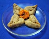 A picture of step 3 of Ilish pati sandesh.