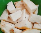 Hình bước làm 1 của món Canh khoai từ nấu với cá trê