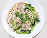 Hình bước làm 7 của món Bánh canh xào sa tế