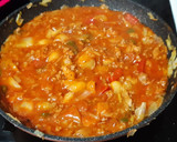 Foto del paso 4 de la receta: Calabacines rellenos de carne picada y verduras
