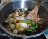 Foto langkah ke 2 dari resep Kolak pisang, singkong,ubi, kolang Kaling.