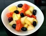 A picture of step 1 of My Nice fruit Mix With Cream.