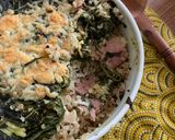 Une image de l'étape 4 de Gratin d’épinards au quinoa et jambon blanc.