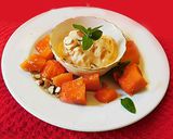 A picture of step 4 of Papaya ice cream.