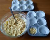 Foto del passaggio 6 della ricetta Muffin Mele e Ricotta con Crumble di Amaretti
