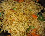 A picture of step 4 of Indomie noodles.