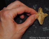 A picture of step 13 of Manti (Persian dumpling).