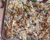 A picture of step 13 of Green Bean Casserole (from scratch).