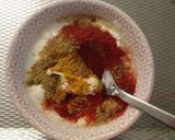 A picture of step 1 of Dahi Wale Aloo.