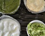 A picture of step 1 of Palak kadhi.