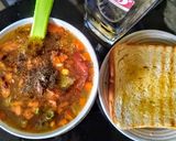 ভেজ কর্ণ স্যুপ ও ব্রেড টোস্ট(veg corn soup o bread toast recipe in Bengali) রেসিপি ধাপ - 6 ছবি