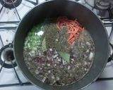 A picture of step 10 of creamy chicken rice soup.