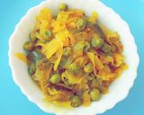 A picture of step 4 of Cabbage peas stir fry / Patta Gobhi ki Sabzi.