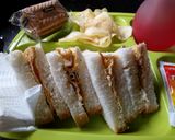 A picture of step 6 of Egg Sandwich with snacks#themechallenge.