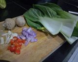 Foto langkah ke 1 dari resep 🌈Tumis Sawi Daging🌈.
