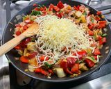 A picture of step 19 of Endive Gratin with Red Bell Peppers, Ham, Honey, and Curry.