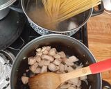 Foto del paso 1 de la receta: Espagueti Alfredo con pollo