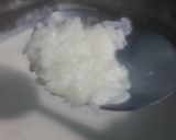 A picture of step 3 of Jaggery and coconut kheer rice pudding.
