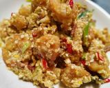Foto langkah ke 5 dari resep Udang Krispi Telur Asin | Crispy Shrimp with Salted Egg.