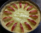 Almás-vaníliás pudingtorta /Apfel-Puddingkuchen recept fázis 7 fotója