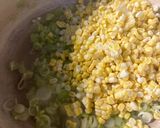 A picture of step 5 of Creamy Corn Pasta with Basil.