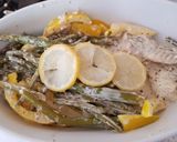 A picture of step 12 of My Lemon Creamed Sea Salt, wholegrain Mustard Fish.