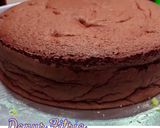 Foto langkah ke 4 dari resep Ogura coklat Sponge cake.