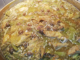 Paella con caracoles y verdura