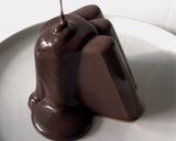 Foto langkah ke 8 dari resep Puding Coklat Sutra & Vla Coklat.