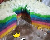 Foto langkah ke 7 dari resep Rainbow cake kukus 🌈.