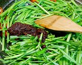 空心菜炒羊肉的食譜步驟7照片