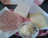 Foto del paso 1 de la receta: Pastel de jamón y queso con bechamel