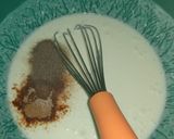 A picture of step 2 of Phulki chaat.