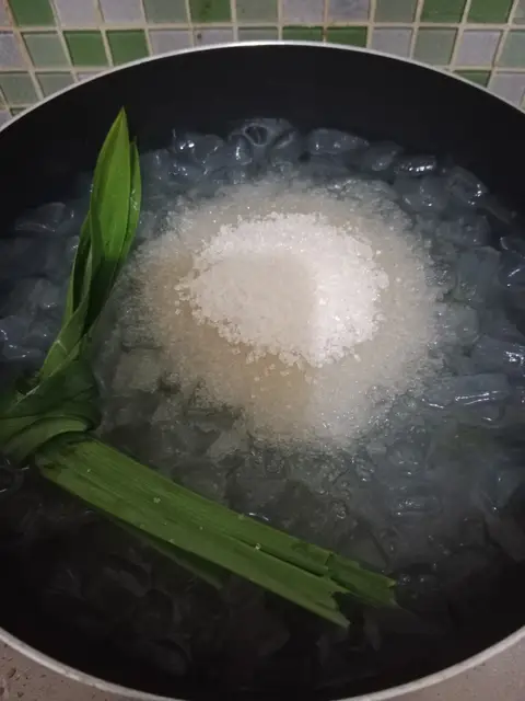 Langkah-langkah untuk membuat Cara membuat Es lidah buaya khas Pontianak(Homemade)