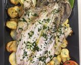 Foto del paso 3 de la receta: Cherne (pescado canario) al horno con base de papa